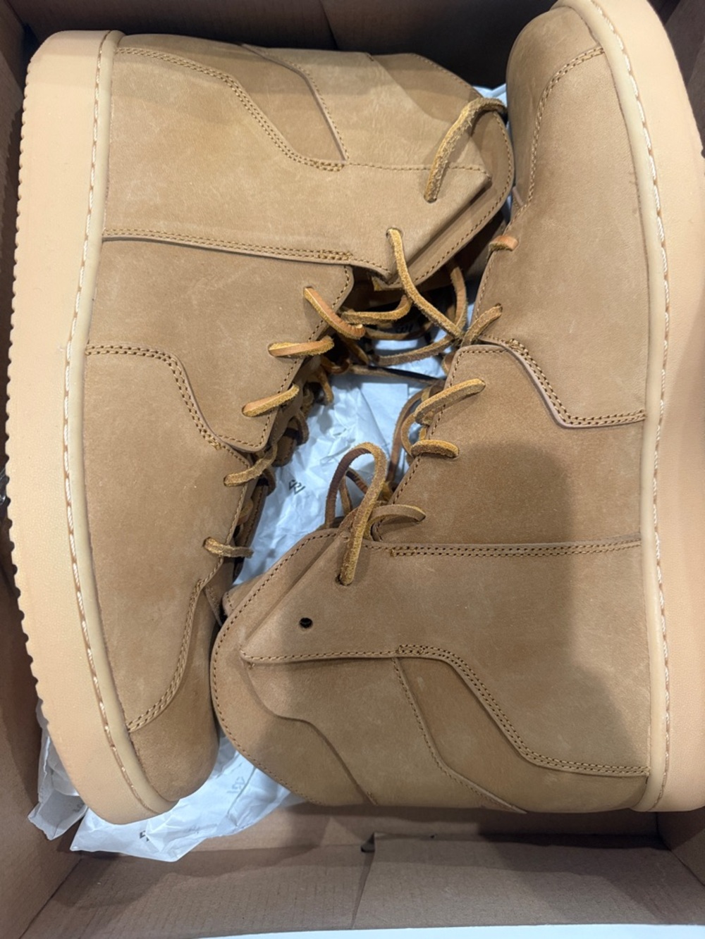 Nike Men's High-Top Boots in Wheat/Tan